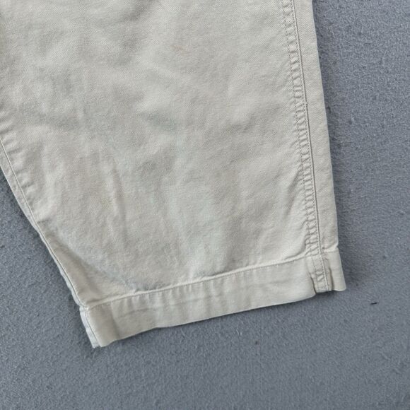 Vintage Polo Sport Ralph Lauren Pants Men’s‎ 36x32 Beige Straight Leg Baggy - Picture 4 of 16